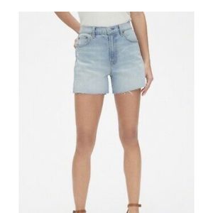 NWT Gap high waisted denim mom jean shorts